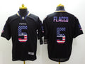 Men’s Baltimore Ravens Joe Flacco #5 Black Jersey