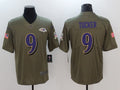 Men’s Baltimore Ravens Justin Tucker #9 Brown Jersey