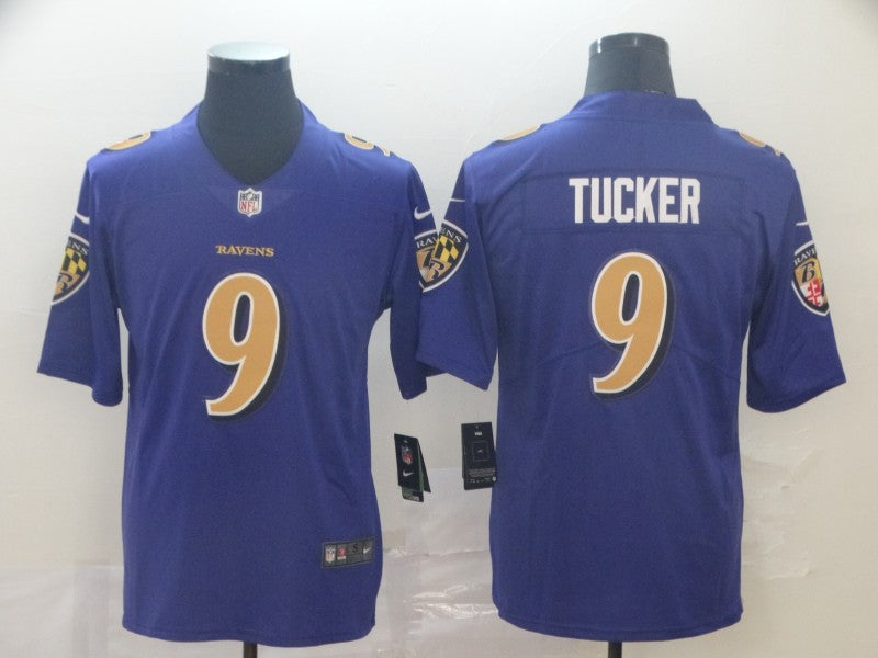 Men’s Baltimore Ravens Justin Tucker #9 Purple Alternate Jersey