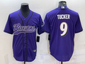 Men’s Baltimore Ravens Justin Tucker #9 Purple Jersey Joint Edition