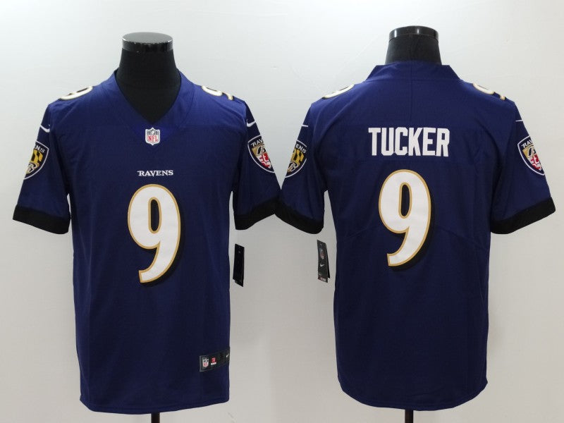 Men’s Baltimore Ravens Justin Tucker #9 Purple Jersey