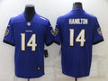Men’s Baltimore Ravens Kyle Hamilton #14 Purple Jersey
