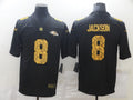 Men’s Baltimore Ravens Lamar Jackson #8 Black Jersey