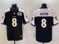 Men’s Baltimore Ravens Lamar Jackson #8 Black Vapor F.U.S.E. Limited Jersey