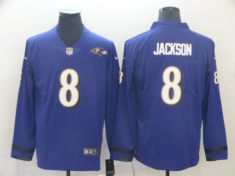 Men’s Baltimore Ravens Lamar Jackson #8 Purple Jersey