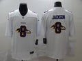 Men’s Baltimore Ravens Lamar Jackson #8 White Alternate Jersey