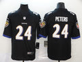 Men’s Baltimore Ravens Marcus Peters #24 Black Jersey