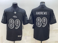 Men’s Baltimore Ravens Mark Andrews #89 Black RFLCTV Limited Jersey