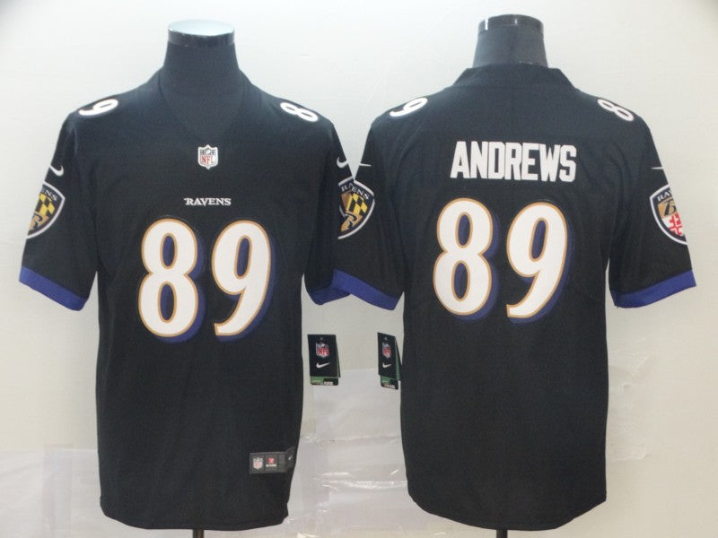 Men’s Baltimore Ravens Mark Andrews #89 Black Vapor Limited Jersey