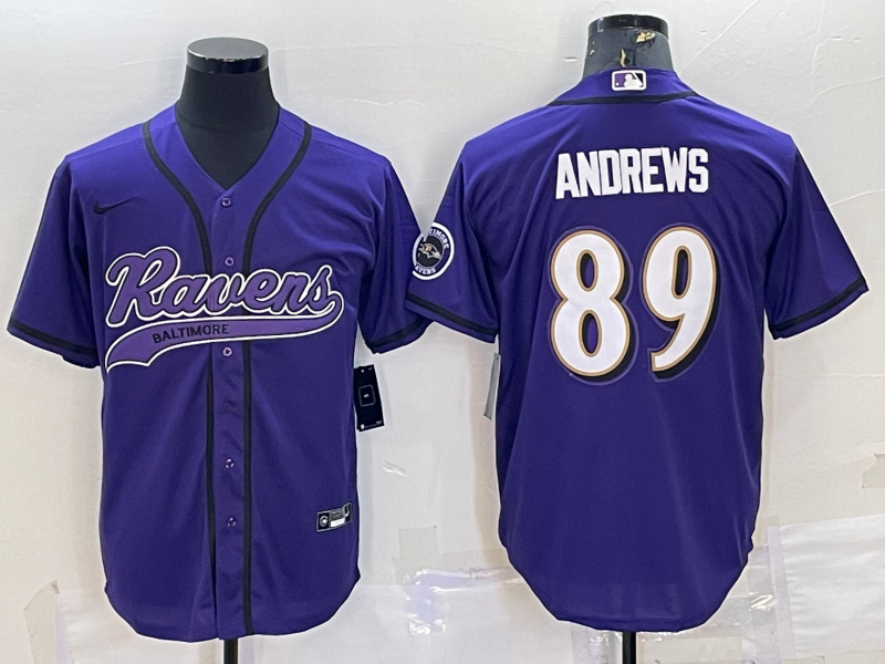 Men’s Baltimore Ravens Mark Andrews #89 Purple Jersey Joint Edition