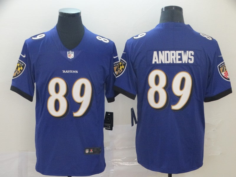 Men’s Baltimore Ravens Mark Andrews #89 Purple Jersey
