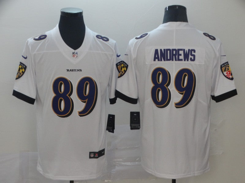 Men’s Baltimore Ravens Mark Andrews #89 White Jersey