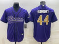 Men’s Baltimore Ravens Marlon Humphrey #44 Purple Jersey Joint Edition