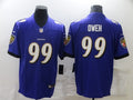 Men’s Baltimore Ravens Odafe Oweh #99 Purple Vapor Limited Jersey