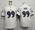 Men’s Baltimore Ravens Odafe Oweh #99 White Jersey