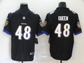 Men’s Baltimore Ravens Patrick Queen #48 Black Jersey