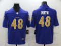 Men’s Baltimore Ravens Patrick Queen #48 Purple Jersey