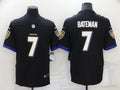 Men’s Baltimore Ravens Rashod Bateman #7 Black Jersey