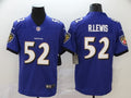 Men’s Baltimore Ravens Ray Lewis #52 Purple Retired Jersey