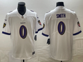 Men’s Baltimore Ravens Roquan Smith #0 White Team Jersey