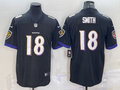 Men’s Baltimore Ravens Roquan Smith #18 Black Jersey