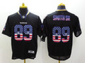Men’s Baltimore Ravens Steve Smith Sr #89 Black Jersey