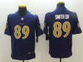 Men’s Baltimore Ravens Steve Smith Sr #89 Purple Jersey