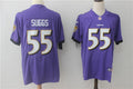 Men’s Baltimore Ravens Terrell Suggs #55 Purple Jersey