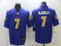 Men’s Baltimore Ravens Trace McSorley #7 Purple Jersey