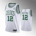 Mens Boston Celtics #12 Grant Williams Nike White Association Edition Jersey