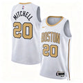Mens Boston Celtics #20 Dillon Mitchell 2025-26 White City Edition Swingman Jersey