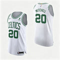 Mens Boston Celtics #20 Dillon Mitchell White Association Edition Swingman Jersey