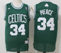 Men’s Boston Celtics #34 Paul Pierce Green Hardwood Classics Soul Swingman Stitched NBA Throwback Jersey