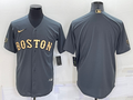 Men’s Boston Red Sox Gray Blank Jersey