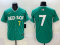 Men’s Boston Red Sox Masataka Yoshida #7 Green 2025 City Connect Limited Jersey