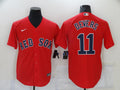 Men’s Boston Red Sox Rafael Devers #11 Red Baseball Jersey