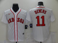Men’s Boston Red Sox Rafael Devers #11 White Baseball Jersey