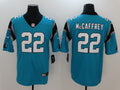 Men’s Carolina Panthers Christian McCaffrey #22 Blue Jersey