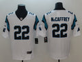 Men’s Carolina Panthers Christian McCaffrey #22 White Jersey