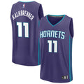 Men’s Charlotte Hornets #11 Ryan Kalkbrenner Purple Statement Edition Swingman Jersey