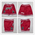 Men’s Chicago Bulls #23 Michael Jordan Nike Red Pockets Shorts
