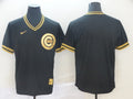 Men’s Chicago Cubs Black Blank Jersey