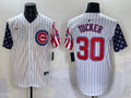 Men’s Chicago Cubs Kyle Tucker #30 White Jersey