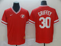 Men’s Cincinnati Reds Ken Griffey Jr. #30 Red Authentic Jersey