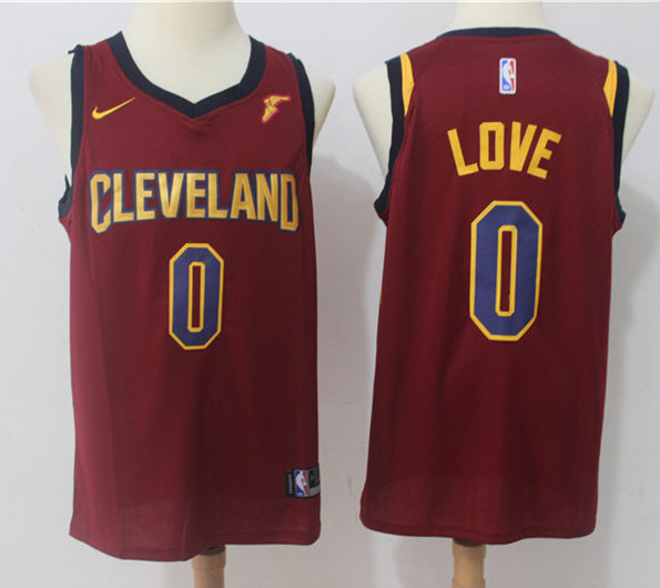 Men’s Cleveland Cavaliers #0 Kevin Love Nike Maroon Icon Edition Jersey