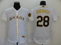 Men’s Colorado Rockies Nolan Arenado #28 White Team Jersey