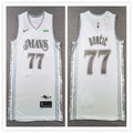 Mens Dallas Mavericks #77 Luka Doncic Nike White 2024-25 City Edition Swingman Jersey