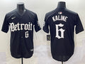 Men’s Detroit Tigers Al Kaline #6 Black Limited Jersey
