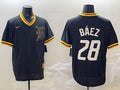 Men’s Detroit Tigers Javier Baez #28 Black Jersey