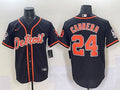Men’s Detroit Tigers Miguel Cabrera #24 Black Limited Jersey